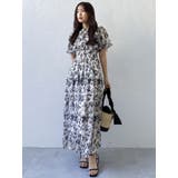 【復刻】Watercolorflowerワンピース | dazzlin | 詳細画像8