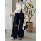 2WAYフルイドペプラムビスチェ | dazzlin | 詳細画像14