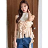 2WAYフルイドペプラムビスチェ | dazzlin | 詳細画像2