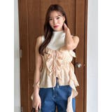 2WAYフルイドペプラムビスチェ | dazzlin | 詳細画像29