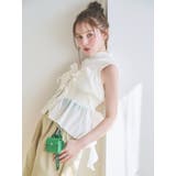 2WAYフルイドペプラムビスチェ | dazzlin | 詳細画像3