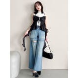 2WAYフルイドペプラムビスチェ | dazzlin | 詳細画像42