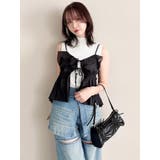 2WAYフルイドペプラムビスチェ | dazzlin | 詳細画像44