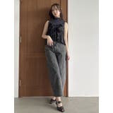 2WAYフルイドペプラムビスチェ | dazzlin | 詳細画像50