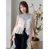 2WAYフルイドペプラムビスチェ | dazzlin | 詳細画像7