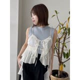 2WAYフルイドペプラムビスチェ | dazzlin | 詳細画像8