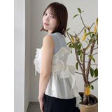 2WAYフルイドペプラムビスチェ | dazzlin | 詳細画像9