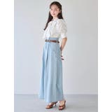 ペプラムタックボウタイブラウス | dazzlin | 詳細画像12