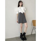 ペプラムタックボウタイブラウス | dazzlin | 詳細画像17