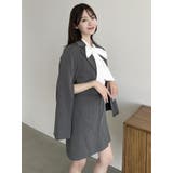 ペプラムタックボウタイブラウス | dazzlin | 詳細画像20