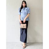 ペプラムタックボウタイブラウス | dazzlin | 詳細画像29