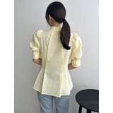 ペプラムタックボウタイブラウス | dazzlin | 詳細画像43