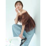 スクエアフリルペプラムブラウス | dazzlin | 詳細画像30