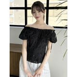 2WAYバルーンスリーブコットンレースブラウス | dazzlin | 詳細画像12