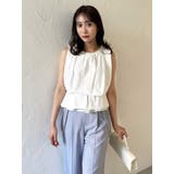 ハイウエストチェーンサス付パンツ | dazzlin | 詳細画像15