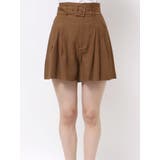 【セットアップ対応】ハイウエストタックショートパンツ | dazzlin | 詳細画像18 