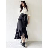 ラップマーメイドラインスカート | dazzlin | 詳細画像10 