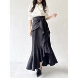 ラップマーメイドラインスカート | dazzlin | 詳細画像11 