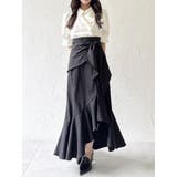 ラップマーメイドラインスカート | dazzlin | 詳細画像12 