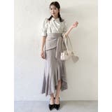 ラップマーメイドラインスカート | dazzlin | 詳細画像14 