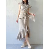 ラップマーメイドラインスカート | dazzlin | 詳細画像6 