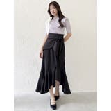 ラップマーメイドラインスカート | dazzlin | 詳細画像7 