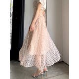 ピンク | チェックチュールコルセットスカート | dazzlin