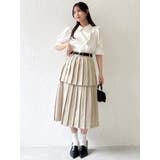 【POLO BCSコラボ/再生産】レイヤードプリーツミディスカート | dazzlin | 詳細画像12 