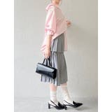 【POLO BCSコラボ/再生産】レイヤードプリーツミディスカート | dazzlin | 詳細画像20 