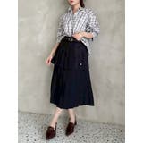 【POLO BCSコラボ/再生産】レイヤードプリーツミディスカート | dazzlin | 詳細画像26 