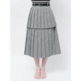 【POLO BCSコラボ/再生産】レイヤードプリーツミディスカート | dazzlin | 詳細画像28 