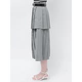 【POLO BCSコラボ/再生産】レイヤードプリーツミディスカート | dazzlin | 詳細画像29 