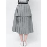 【POLO BCSコラボ/再生産】レイヤードプリーツミディスカート | dazzlin | 詳細画像30 