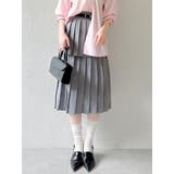 グレー | 【POLO BCSコラボ/再生産】レイヤードプリーツミディスカート | dazzlin