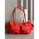 オレンジ | ツインポケットボストンバッグ | dazzlin