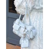 ブルー | ツインポケットボストンバッグ | dazzlin