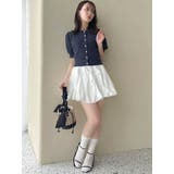【POLO BCSコラボ/再生産】ポロカーデニットトップス | dazzlin | 詳細画像10 