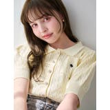 【POLO BCSコラボ/再生産】ポロカーデニットトップス | dazzlin | 詳細画像2 