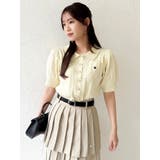 【POLO BCSコラボ/再生産】ポロカーデニットトップス | dazzlin | 詳細画像25 