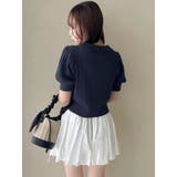 【POLO BCSコラボ/再生産】ポロカーデニットトップス | dazzlin | 詳細画像8 