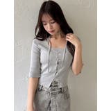 ハーフスリーブレイヤードカーデトップス | dazzlin | 詳細画像12