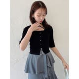 ハーフスリーブレイヤードカーデトップス | dazzlin | 詳細画像14