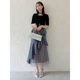 ハーフスリーブレイヤードカーデトップス | dazzlin | 詳細画像15