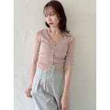 ハーフスリーブレイヤードカーデトップス | dazzlin | 詳細画像18