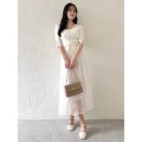 ハーフスリーブレイヤードカーデトップス | dazzlin | 詳細画像22