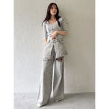 ハーフスリーブレイヤードカーデトップス | dazzlin | 詳細画像27