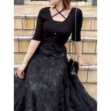 ハーフスリーブレイヤードカーデトップス | dazzlin | 詳細画像4