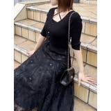 ハーフスリーブレイヤードカーデトップス | dazzlin | 詳細画像6