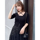 ハーフスリーブレイヤードカーデトップス | dazzlin | 詳細画像7