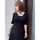 ハーフスリーブレイヤードカーデトップス | dazzlin | 詳細画像8